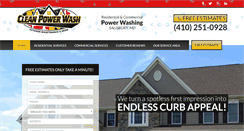 Desktop Screenshot of cleanpowerwash.com